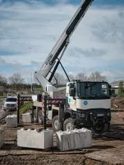 Une nouvelle plateforme élévatrice sur Renault Trucks K 8x8 chez RTE