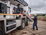 Une nouvelle plateforme élévatrice sur Renault Trucks K 8x8 chez RTE